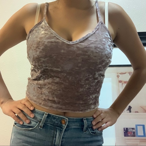 Fun velvet top! - Picture 1 of 3